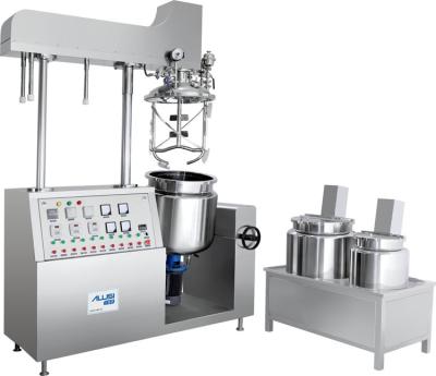 China vacuum emulsifier body lotion emulsifying high viscosity cream mixer making machine for sale