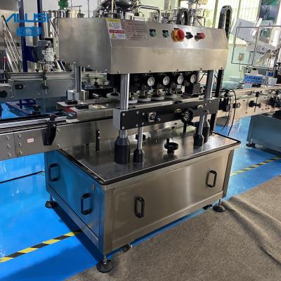 China 220V Stainless steel Bottle Capping Machine , Screw Cap Sealing Machine for sale