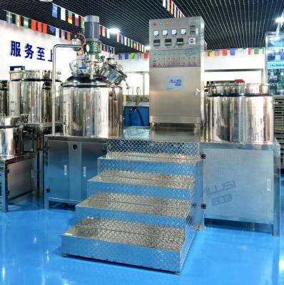China Stainless Steel Vacuum Emulsifier Mixer , CE Mixing Machine For Cosmetics for sale