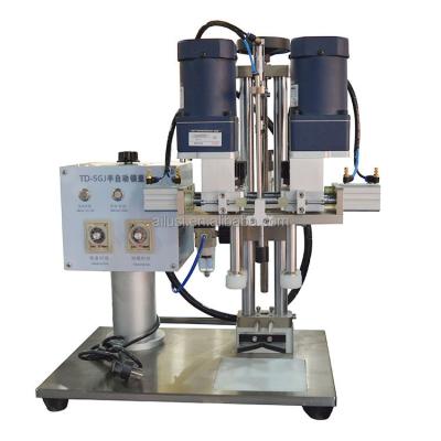 China 220V/50Hz Semi-Automatic Jars Plastic Lids Screw Bottle Capping Machine for sale
