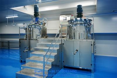 China 1000L Homogenizer Emulsifier Mixer , gel Hand Sanitizer Mixing Equipment for sale