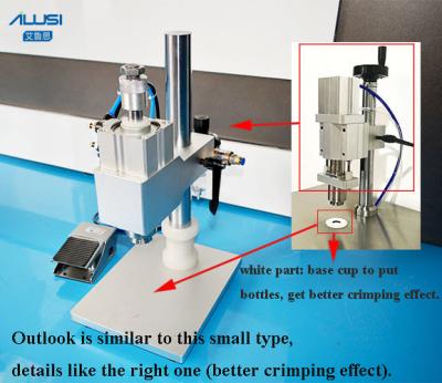 China SUS304 Bottle Capping Machine , 20mm 22mm Vial Crimping Machine for sale