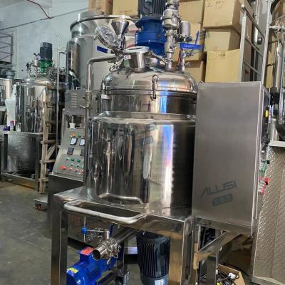 China 500L Movable Liquid Mixer Tank Customized CE ISO Certification cream ointment production line ointment production line for sale