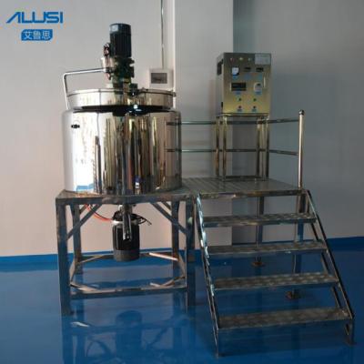 China Industrial Chemical Liquid Homogenizer Emulsifier Mixer Detergent Heated Mixing Reactor Tank Agitator Blender for sale