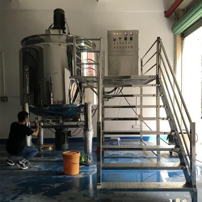 China SUS316L Cosmetic Mixer Soap Mixing Machine Vacuum Homogenizing Mixing Machine for sale