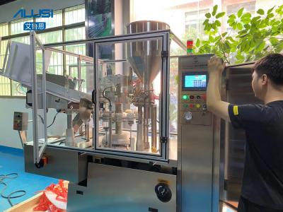 China relleno de la goma de la mostaza de la máquina del lacre de la pasta de tomate de la salsa del tubo y empaquetadora plásticos de lacre en venta