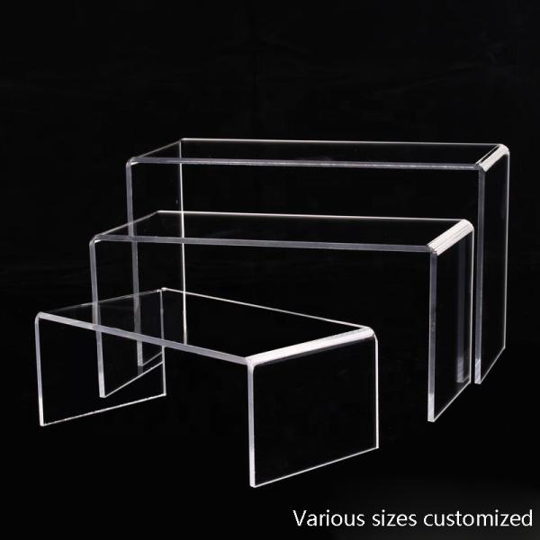 Quality Acrylic Shoe Riser Stand Plexiglass Shoe Display For Storage Show Decorative for sale