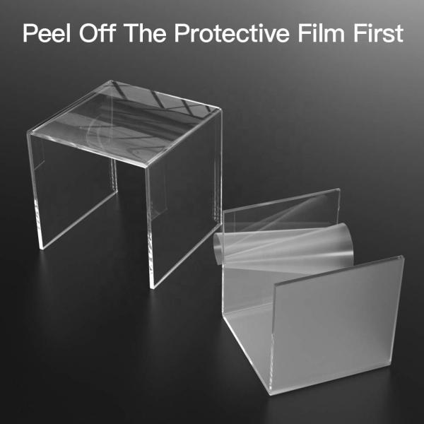 Quality Product Clear Acrylic Riser Display Shelf Transparent Support Model Display Rack for sale