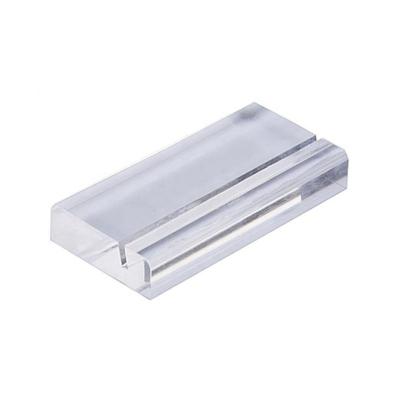 China Acrylic Base Stand Block Display Place Card Slot Table Number Card Holder for sale