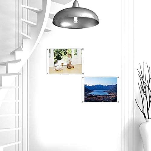 Quality Plexiglass Brochure Acrylic Wall Standoff Sign Holder Floating Frameless Photo for sale