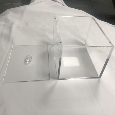 China Glass Acrylic Display Box Custom For Shoes Model Car Plane Toy Model for sale