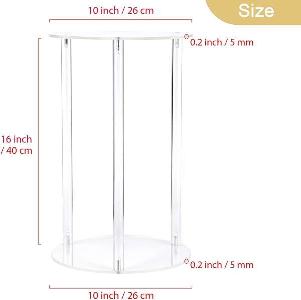 Quality Acrylic Flower Stand Wedding Centerpieces Marriage Decorations Supplies Tabletop for sale