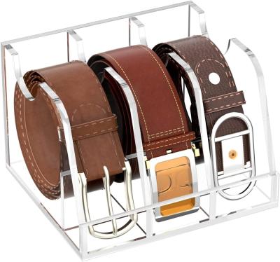 China Acrylic belt rack belt display rack for shop for sale