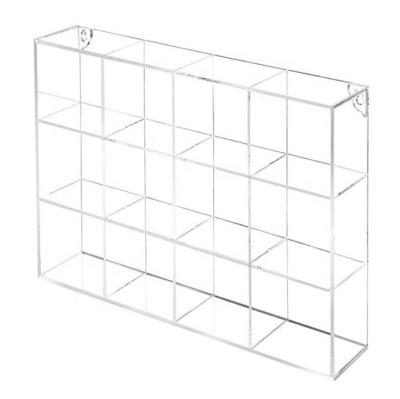 China Blind box display stand acrylic transparent hand-made artwork wall-mounted display rack doll storage cabinet for sale