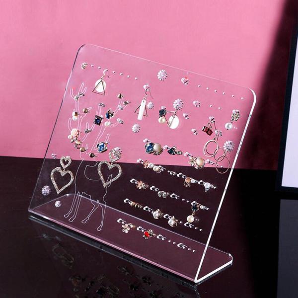 Quality Clear Acrylic Jewelry Display Holder Stand Earring Jewelry Necklace Display for sale