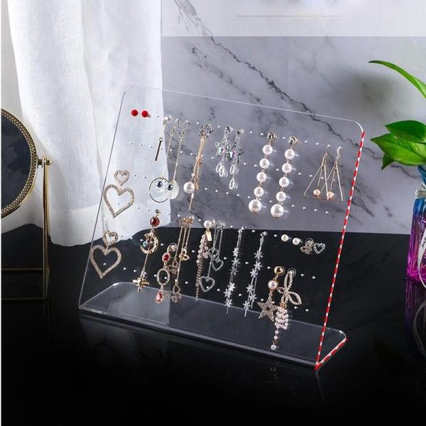 Quality Clear Acrylic Jewelry Display Holder Stand Earring Jewelry Necklace Display for sale