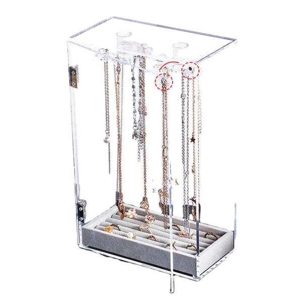 Quality Clear Acrylic Jewelry Display Holder Stand Earring Jewelry Necklace Display for sale