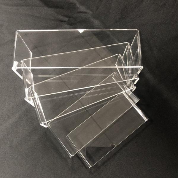 Quality Mini Acrylic Pop Display Riser Shelf Perspex Window Shop Plinth Floor Small for sale