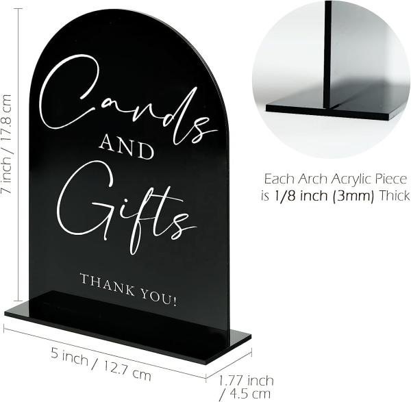 Quality Desk Sign Menu Acrylic Holder Wedding Luxury Modern Wedding Decor Display Stand for sale