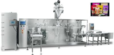 China Zipper Bag Automatic Popcorn Packing Machine 3.5kw PLC control For Granule Snacks for sale