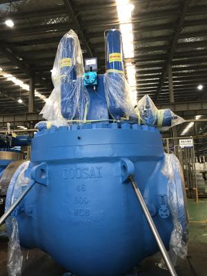 China 48 Inch 600LB Integral Top Entry Ball Valve for sale