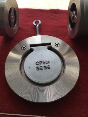 China ANSI Standard Single Plate Spring Loaded Wafer Check Valve for sale