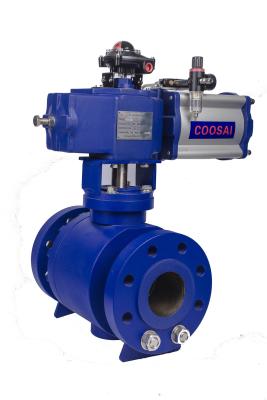 China O Shaped Trunnion Type Pneumatic Actuator Ball Valve for sale