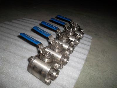 China SW Ends Connection F316 Three Piece Forged Ball Valve for sale