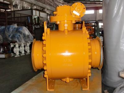 China Side Entry Forged Trunnion Ball Valve With BW Ends for sale