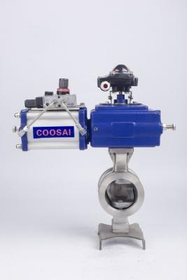China 1 -10 DN25-DN250 Segment Ball Valve Manufactured by ABC Valve Company for sale