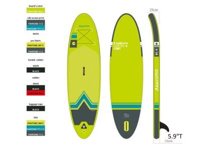 China Lightweight Outdoor 81.2*25*305cm Family Surfboard for sale