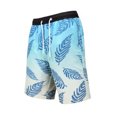 China Leaves Pattern Summer Quick Dry Discoloration SUP Board Shorts for sale