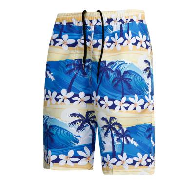China Fast Drying Sea Waves Pattern Men'S Blue XXL SUP Board Shorts for sale