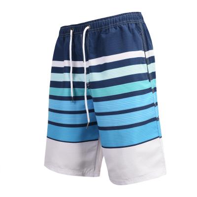 China Casual Men's Discoloration Stripes  S surf swim shorts for sale