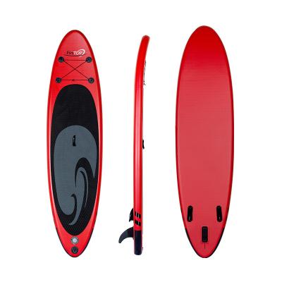 China Non Slip Deck Red 325*81*1cm All Round Inflatable SUP for sale