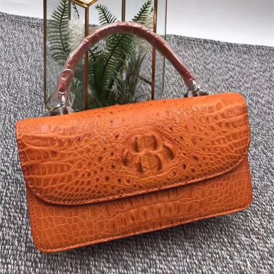 China Fashion Genuine Crocodile Leather Women Small Mini Handbag Lady Purse Authentic Alligator Skin Female Cross Shoulder Bag for sale
