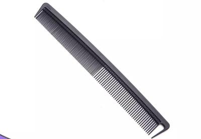 China Personalized Fiber Barber Hair Styling Comb Common PP Plastic Thin Tooth for sale