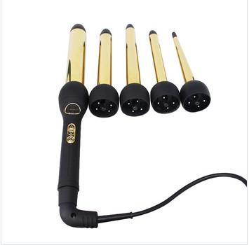 China 5p Barrel Mini Curling Iron Hairdressing Tool 360 Degree Swivel Cord for sale