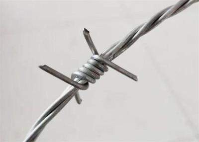 China 2.5mm Razor Barbed Wire Anti Corrosion Hot Dip Galvanized With 4 Points à venda