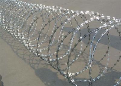 China Security Protected BTO 22 Galvanized Concertina Corss Razor Barbed Wire for sale