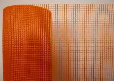 China Plain 160g 5x5mm Fiber Glass Mesh Orange Fiberglass Mesh Reinforced For Wall for sale