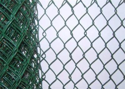China 5Ft 15m Pvc Coated Chain Link Fence Mesh Galvanized Diamond Wire Mesh For Garden for sale