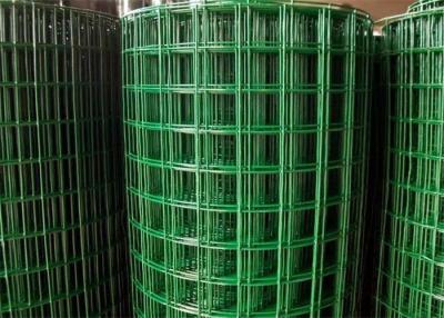 China Malla galvanizada de 5 pies y 1 x 1 pulgadas para jardín, tela de malla recubierta de PVC verde de 2 m en venta
