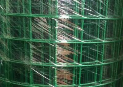 China 1in 1.2 M Garden Hutch PVC Coated Welded Wire Mesh 30m Chicken Wire Rabbit Fence for sale