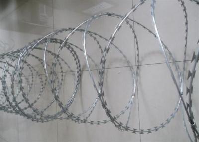 China 450mm Coil Razor Barbed Wire Cbt 60 Cbt 65 Concertina Razor Barbed Tape for sale