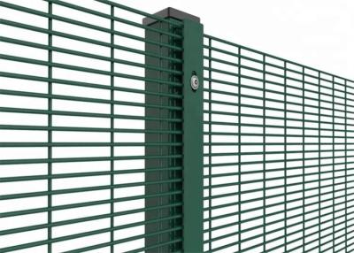China 4mm Gauge 76.2×12.7mm Anti Climb Welded Mesh Panel Pvc Coated Welded Wire Fence for sale