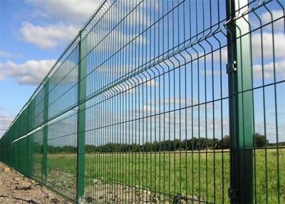 Chine PVC 3d galvanisé par fer du jardin 2.5MM a enduit la barrière soudée de clôture de fil à vendre