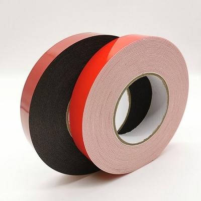 China Black Double Sided Polyethylene Foam Tape High Heat Adhesive Backed for sale