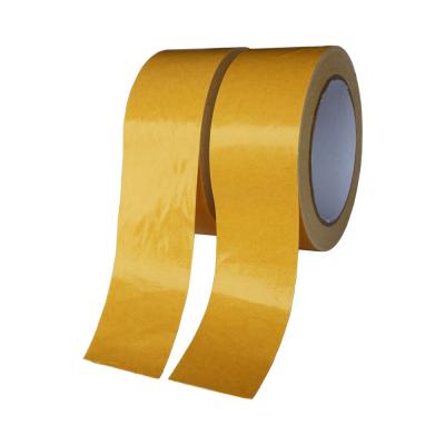 China Long Lasting Double Sided Carpet Tape , Curcuma Gamla Paper Carpet Joining Tape Removed Easily for sale