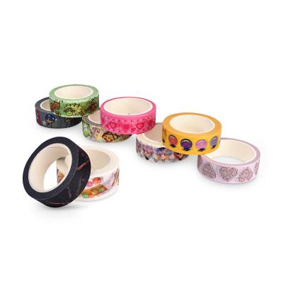 China Reusable Coloured Decorative Masking Tape No Residue Christmas Decoration for sale